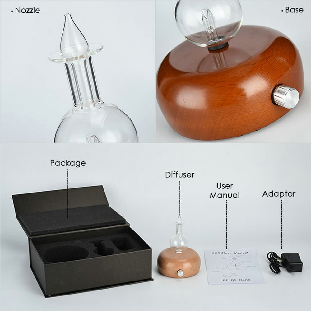 waterless nebulizing diffuser